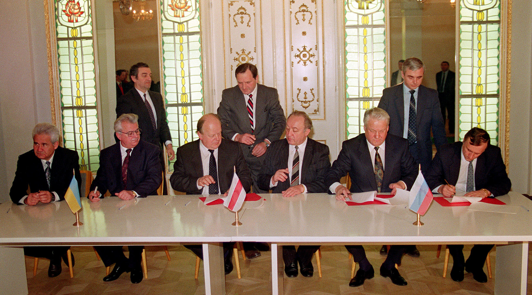 Подписание «Беловежского соглашения»